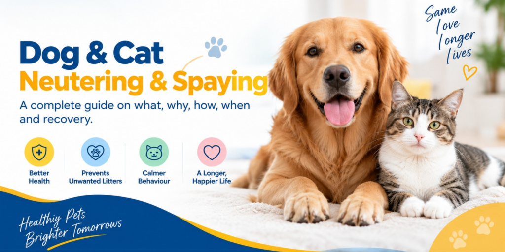 Dog and cat spaying and neutering veterinary care at nextdoorVets